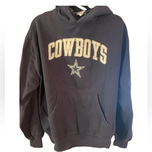 Tops - Cowboys Authentic Hoodie Large